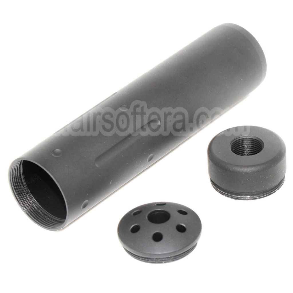APS ASR107 M4 URX Raptor Rifle Silencieux Convient pour -14mm CCW sens antihoraire Canon Fusil Airsoft Noir