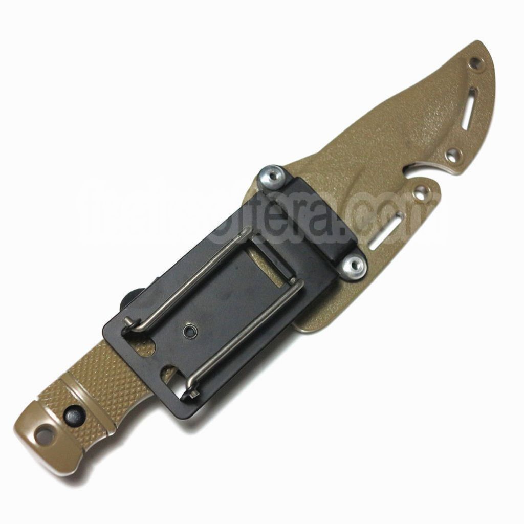 CYMA Plastique M37 Seal Pup Couteau Factice (Non tranchant Caoutchouc Souple Couteau Factice) avec Gaine