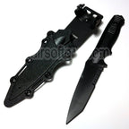 CYMA Plastique 141 Nimravus Tanto Couteau Factice (Non tranchant Caoutchouc Souple Couteau Factice) avec Gaine