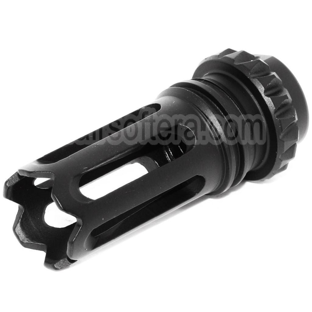 D-BOYS QD SCAR Type Frein de Bouche Convient pour -14mm CCW sens antihoraire Canon Fusil Airsoft Noir