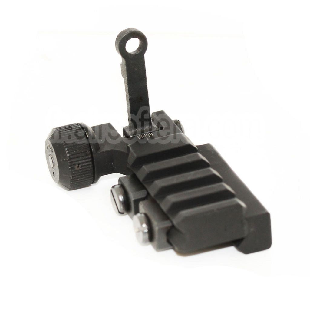 D-BOYS PDW Base Hausse Rabattable Convient pour Rail Fusil Airsoft 20mm