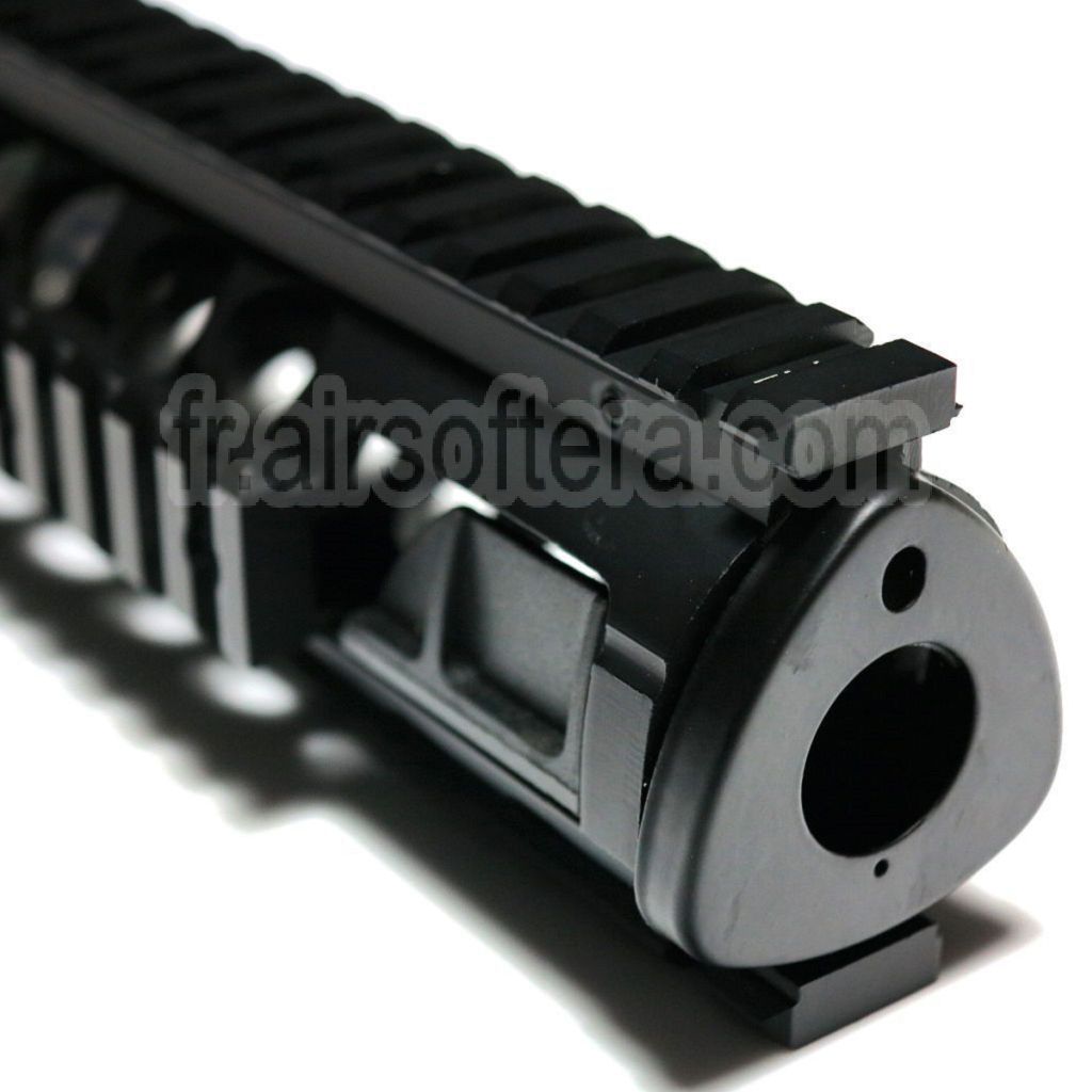 D-BOYS CNC Aluminum M5 RAS Rail de Garde-Main Convient pour CYMA D-BOYS G&amp;P Classic Army KWA G&amp;G Tokyo Marui M4 M16 Série AEG Fusil Airsoft Noir