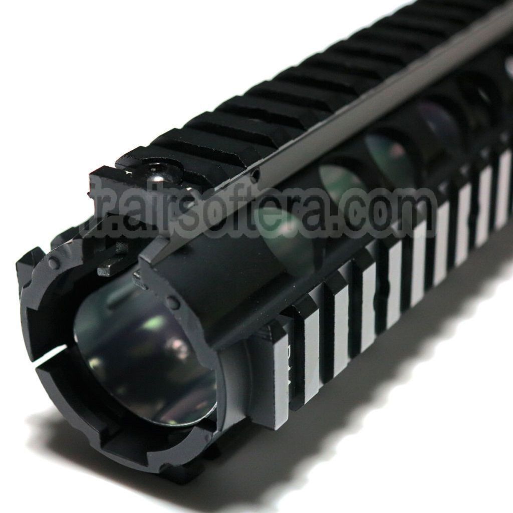 D-BOYS CNC Aluminum M5 RAS Rail de Garde-Main Convient pour CYMA D-BOYS G&amp;P Classic Army KWA G&amp;G Tokyo Marui M4 M16 Série AEG Fusil Airsoft Noir