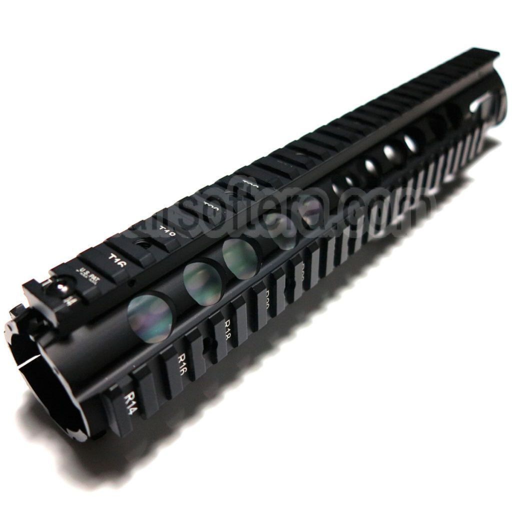 D-BOYS CNC Aluminum M5 RAS Rail de Garde-Main Convient pour CYMA D-BOYS G&amp;P Classic Army KWA G&amp;G Tokyo Marui M4 M16 Série AEG Fusil Airsoft Noir
