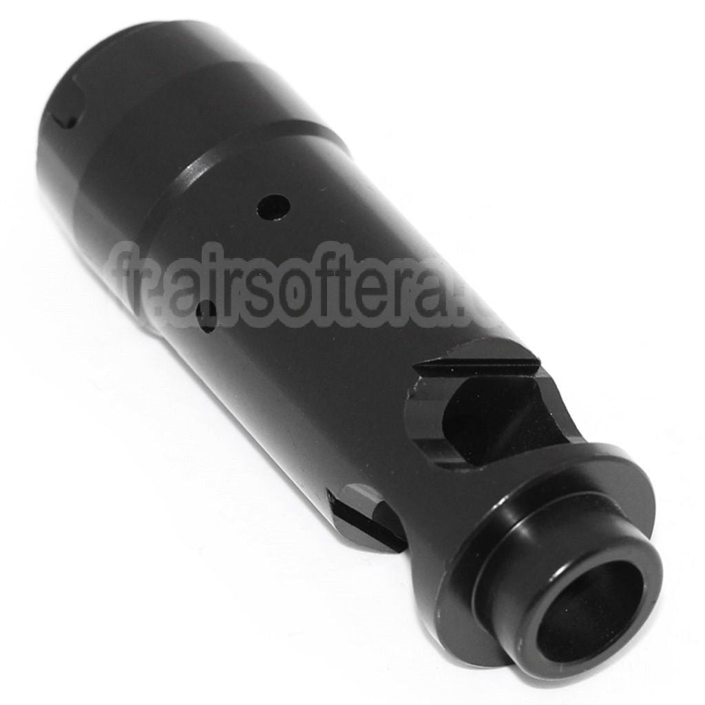 D-BOYS AK74S Frein de Bouche Convient pour -14mm CCW sens antihoraire Canon Fusil Airsoft Noir