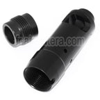 D-BOYS AK74S Frein de Bouche Convient pour -14mm CCW sens antihoraire Canon Fusil Airsoft Noir