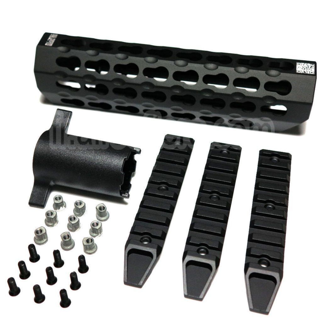 APS CNC Aluminium 7 Pouces Keymod Forend Garde-Main Convient pour APS CAM870 Shotgun Airsoft Noir