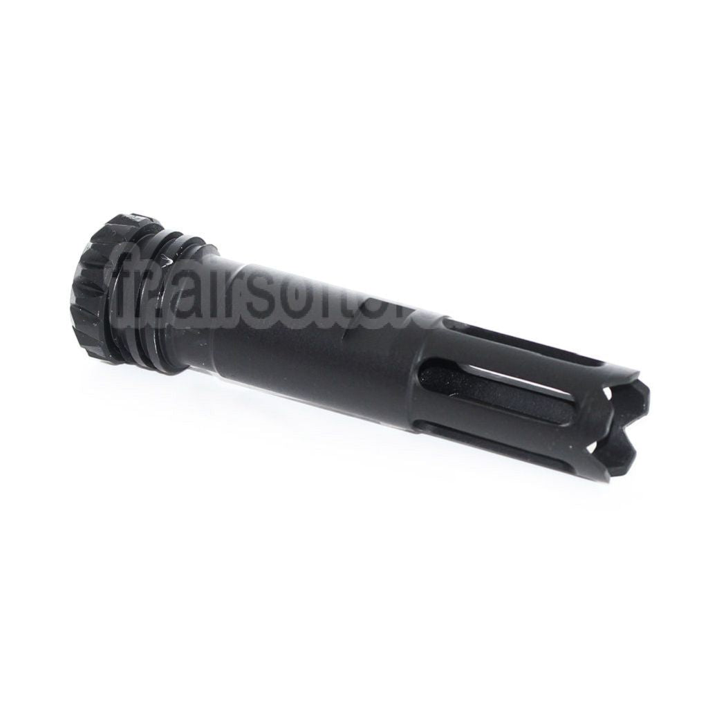 CYMA Full Métal AAC Frein de Bouche Convient pour -14mm CCW sens antihoraire Canon Fusil Airsoft Noir