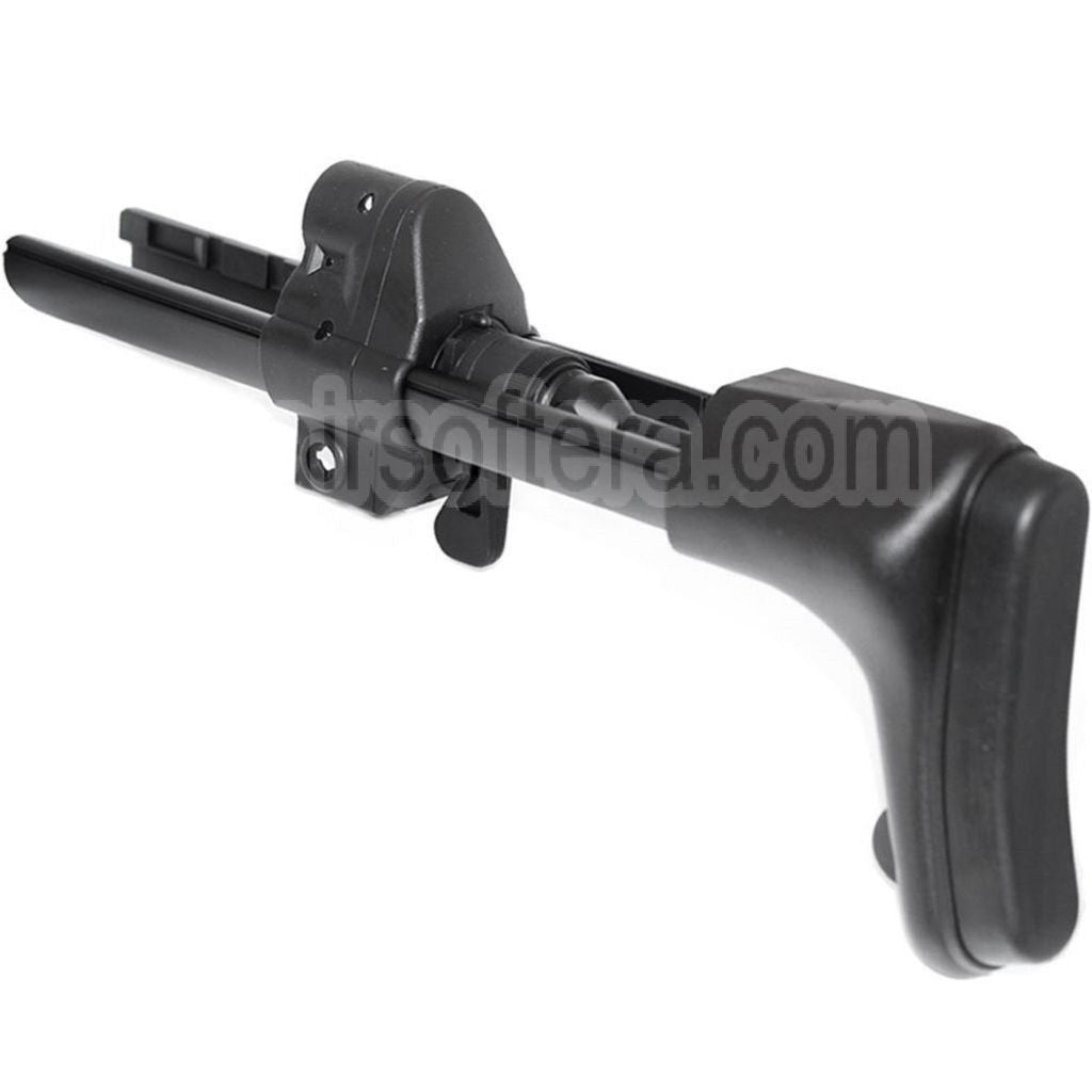 CYMA Rétractable Crosse Convient pour CYMA Classic Army ICS Tokyo Marui MP5 Série AEG Fusil Airsoft Noir