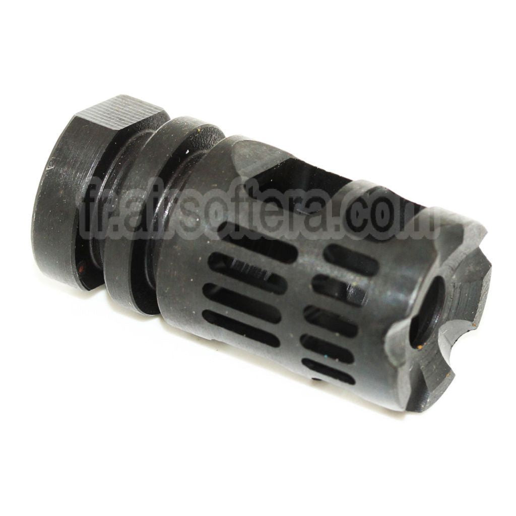 5KU Gamma 556 Type Métal Frein de Bouche Convient pour -14mm CCW sens antihoraire Canon Fusil Airsoft Noir
