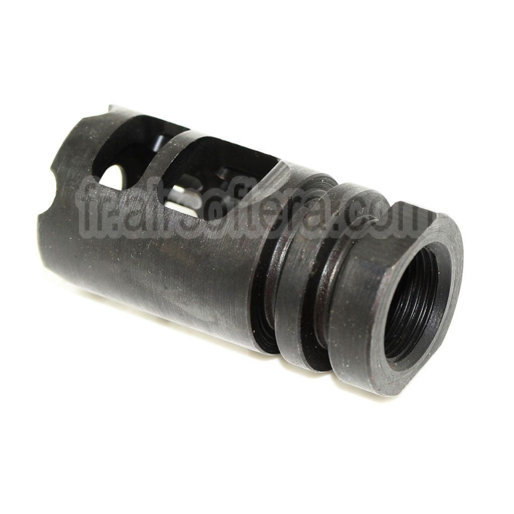 5KU Gamma 556 Type Métal Frein de Bouche Convient pour -14mm CCW sens antihoraire Canon Fusil Airsoft Noir