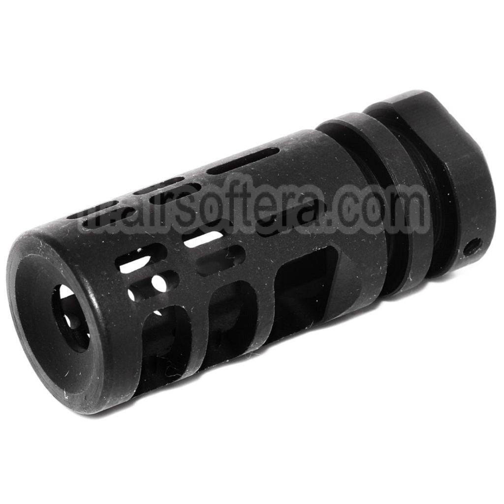 5KU Gamma 762 Type Métal Frein de Bouche Convient pour -14mm CCW sens antihoraire Canon Fusil Airsoft Noir