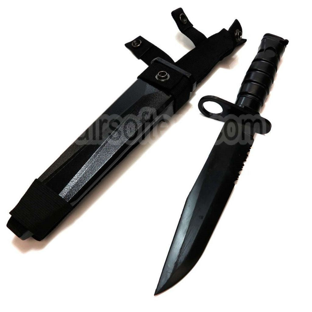 CYMA Plastique M10 OKC-3S Bayonet Couteau Factice (Non tranchant Caoutchouc Souple Couteau Factice) avec Gaine