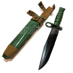 CYMA Plastique M10 OKC-3S Bayonet Couteau Factice (Non tranchant Caoutchouc Souple Couteau Factice) avec Gaine