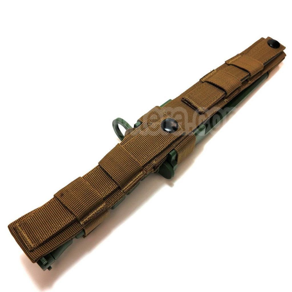 CYMA Plastique M10 OKC-3S Bayonet Couteau Factice (Non tranchant Caoutchouc Souple Couteau Factice) avec Gaine