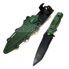 CYMA Plastique 141 Nimravus Tanto Couteau Factice (Non tranchant Caoutchouc Souple Couteau Factice) avec Gaine