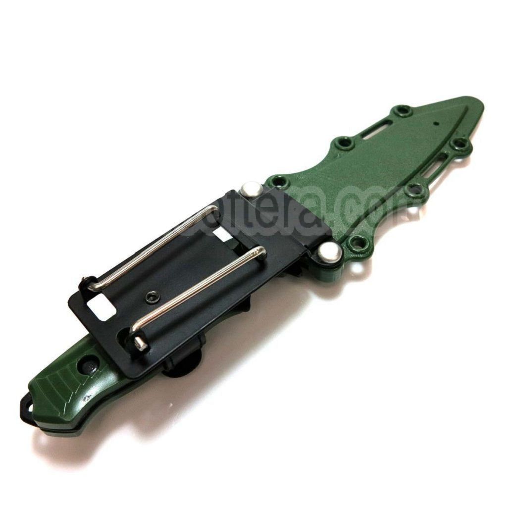 CYMA Plastique 141 Nimravus Tanto Couteau Factice (Non tranchant Caoutchouc Souple Couteau Factice) avec Gaine
