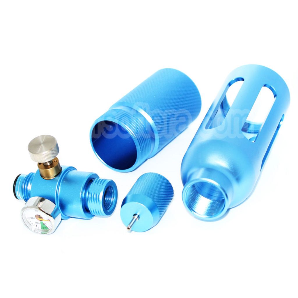 Chargeur CNC rechargeable PPS 88g Co2 Gaz avec jauge PSI