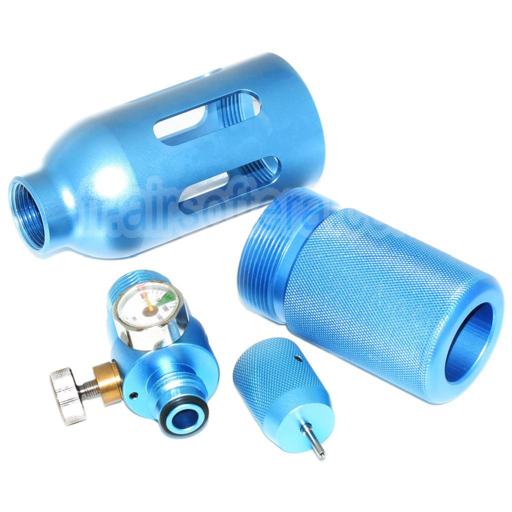 Chargeur CNC rechargeable PPS 95g Co2 Gaz avec jauge PSI