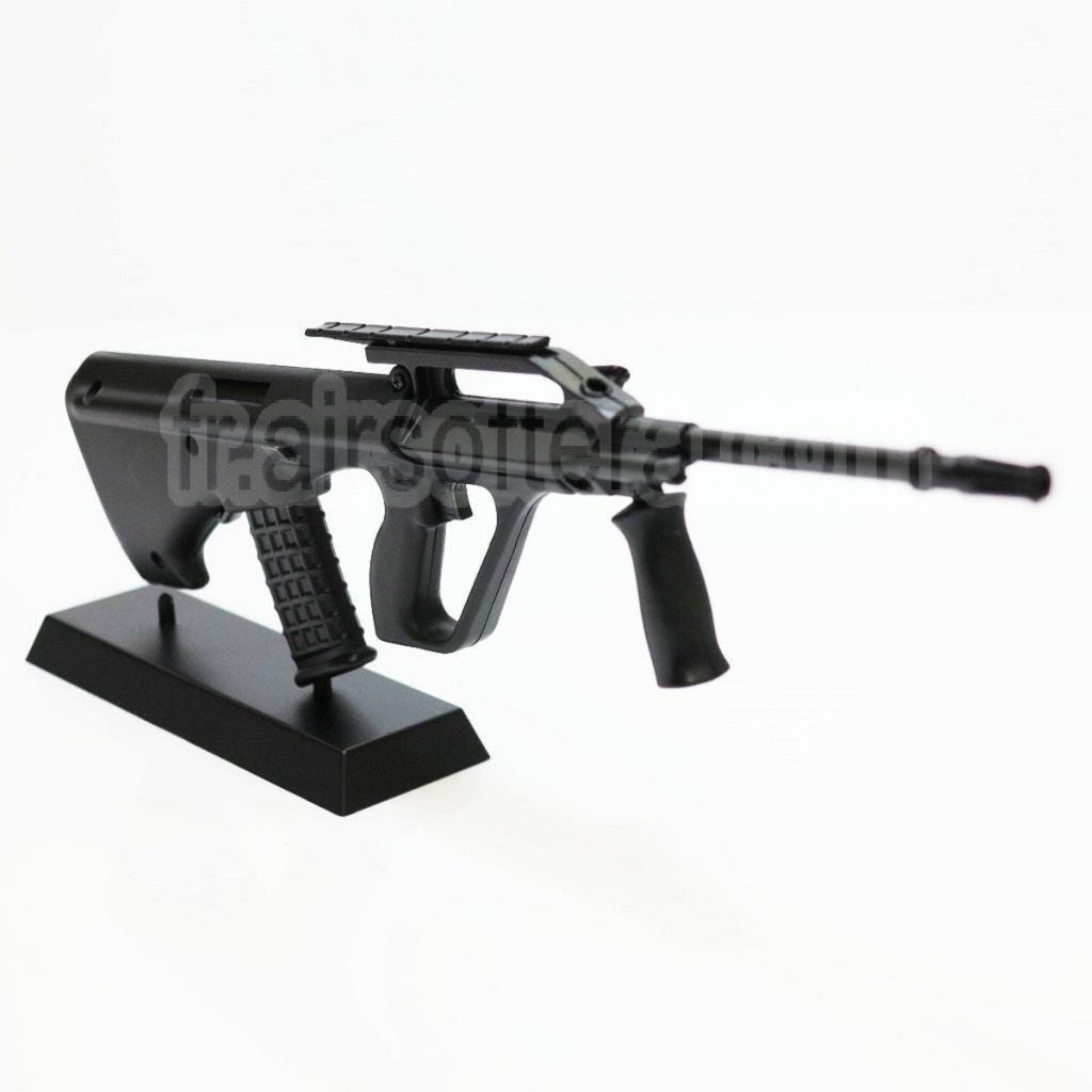 AirsoftEra 12 Pouces Non Fonctionnelle Jouet Modèle Kit 1:6 AUG Fusil Noir