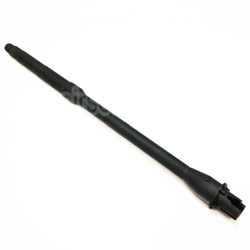 5KU 365mm 14.25 Pouces Aluminium Canon Extérieur Mid Longueur -14mm CCW sens antihoraire Convient pour M4 M16 Série AEG Fusil Airsoft Noir