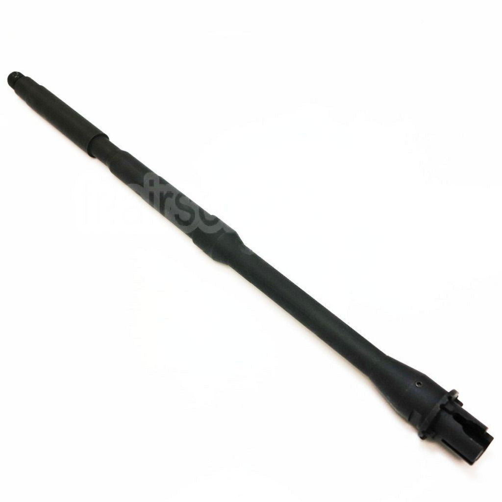 5KU 405mm 16 Pouces Aluminium Canon Extérieur Carbine Longueur -14mm CCW sens antihoraire Convient pour M4 M16 Série AEG Fusil Airsoft Noir
