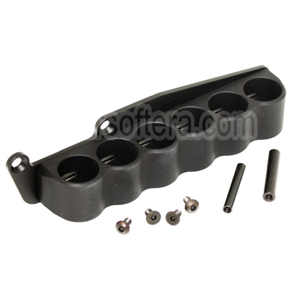 PPS CNC 6 Cartouche Collecteur Sac Convient pour M870 Shotgun Airsoft Noir
