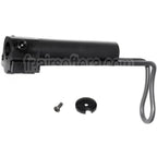 AirsoftEra 3-Position Haute Résistance Acier Tanker Crosse Convient pour M4 M16 Série AEG Fusil Noir