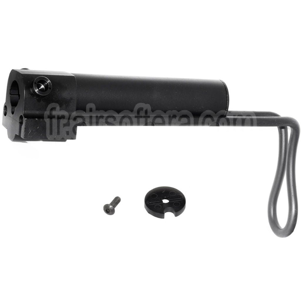 AirsoftEra 3-Position Haute Résistance Acier Tanker Crosse Convient pour M4 M16 Série AEG Fusil Noir