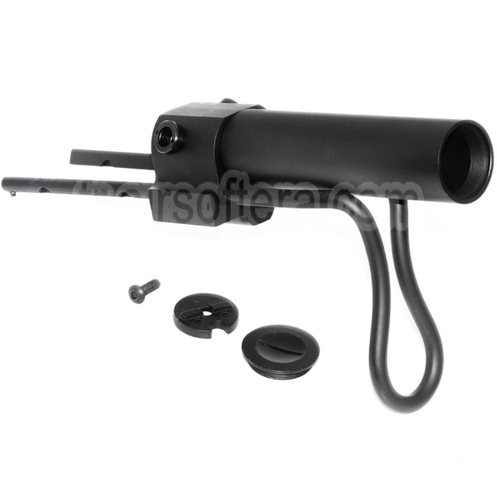 AirsoftEra 3-Position Haute Résistance Acier Tanker Crosse Convient pour M4 M16 Série AEG Fusil Noir