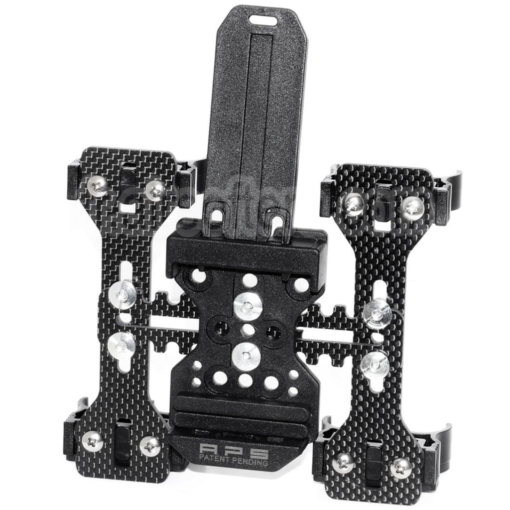 APS 2x Quad-Load Cartouche Caddy System avec Passant de ceinture Convient pour CAM870 Shotgun Cartouche Noir