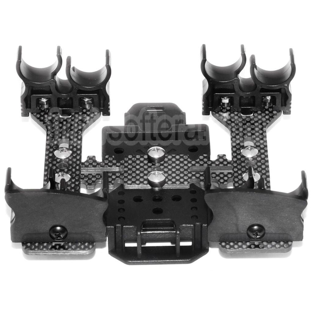 APS 2x Quad-Load Cartouche Caddy System avec Passant de ceinture Convient pour CAM870 Shotgun Cartouche Noir