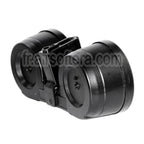 BATTLEAXE 2500 Billes Chargeur Tambour Électrique C-Mag Convient pour M4 M16 Série AEG Fusil Airsoft Noir