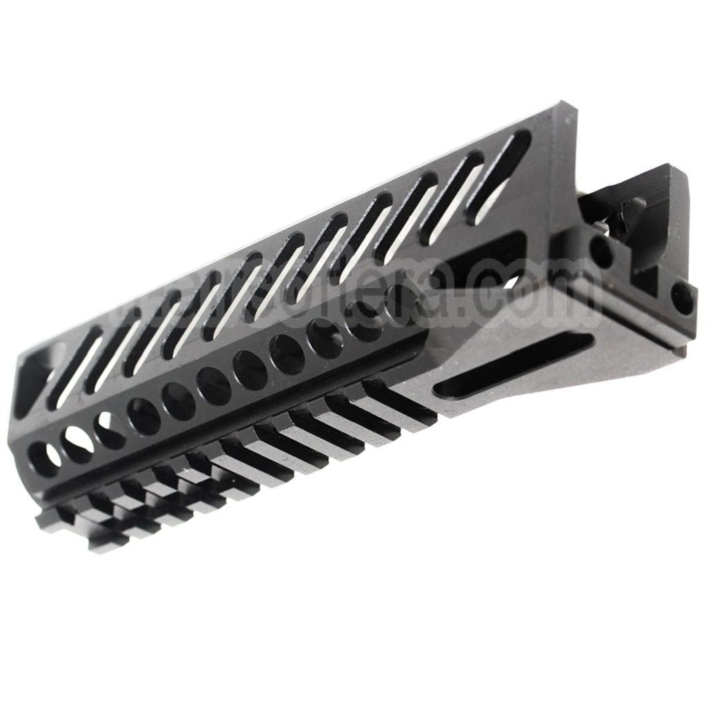 AirsoftEra 167mm CNC Aluminium Bas Rail de Garde-Main Convient pour Tokyo Marui CYMA GHK LCT E&amp;L AK Série AEG GBB Fusil Noir