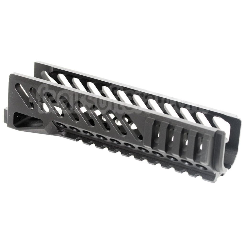 AirsoftEra 167mm CNC Aluminium Bas Rail de Garde-Main Convient pour Tokyo Marui CYMA GHK LCT E&amp;L AK Série AEG GBB Fusil Noir