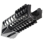 AirsoftEra 130mm CNC Aluminum Bas Rail de Garde-Main Convient pour Tokyo Marui CYMA GHK LCT E&amp;L AKS74U Série AEG GBB Fusil Noir