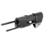 5KU PDW Rétractable Crosse Convient pour Tokyo Marui M4 M16 Série AEG Fusil Airsoft Noir