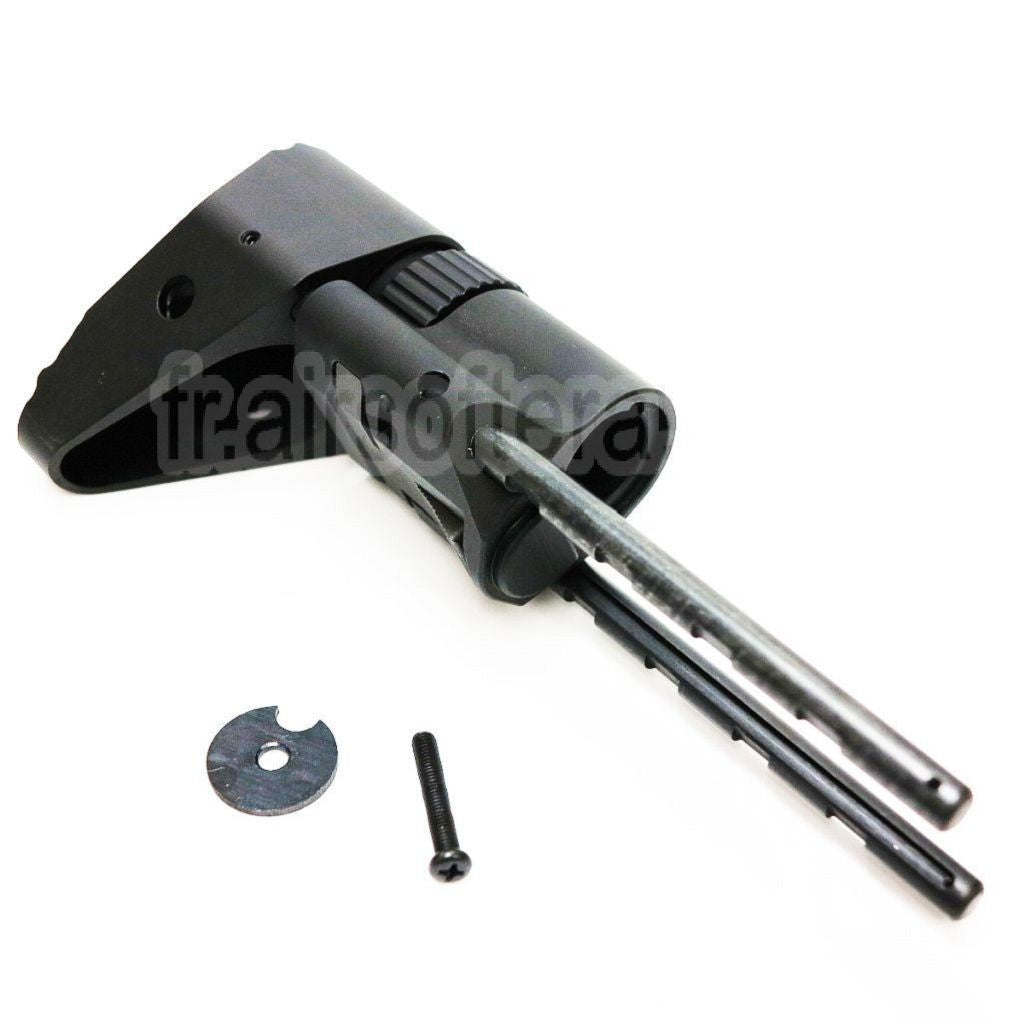 5KU PDW Rétractable Crosse Convient pour Tokyo Marui M4 M16 Série AEG Fusil Airsoft Noir