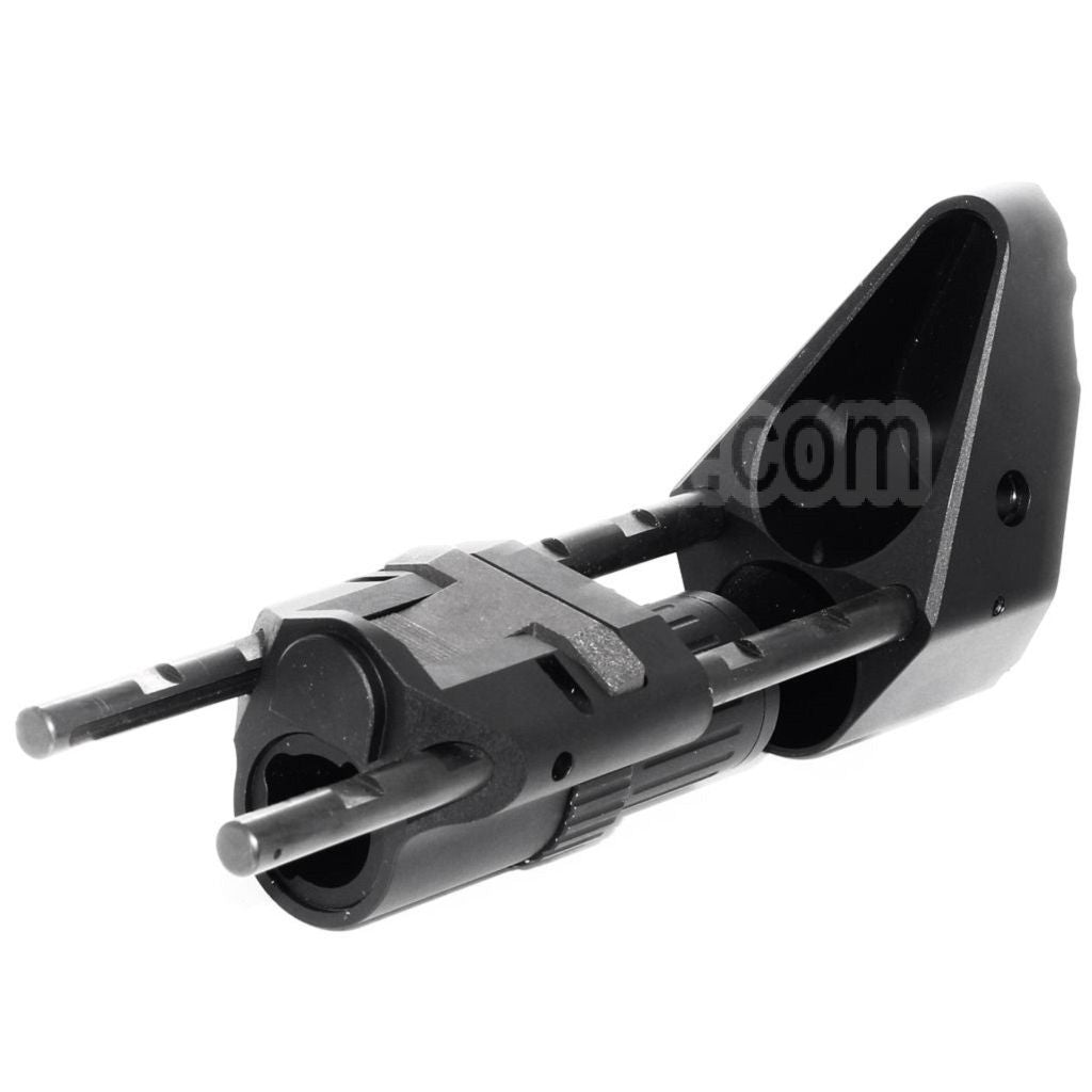 5KU PDW Rétractable Crosse Convient pour Tokyo Marui M4 M16 Série AEG Fusil Airsoft Noir
