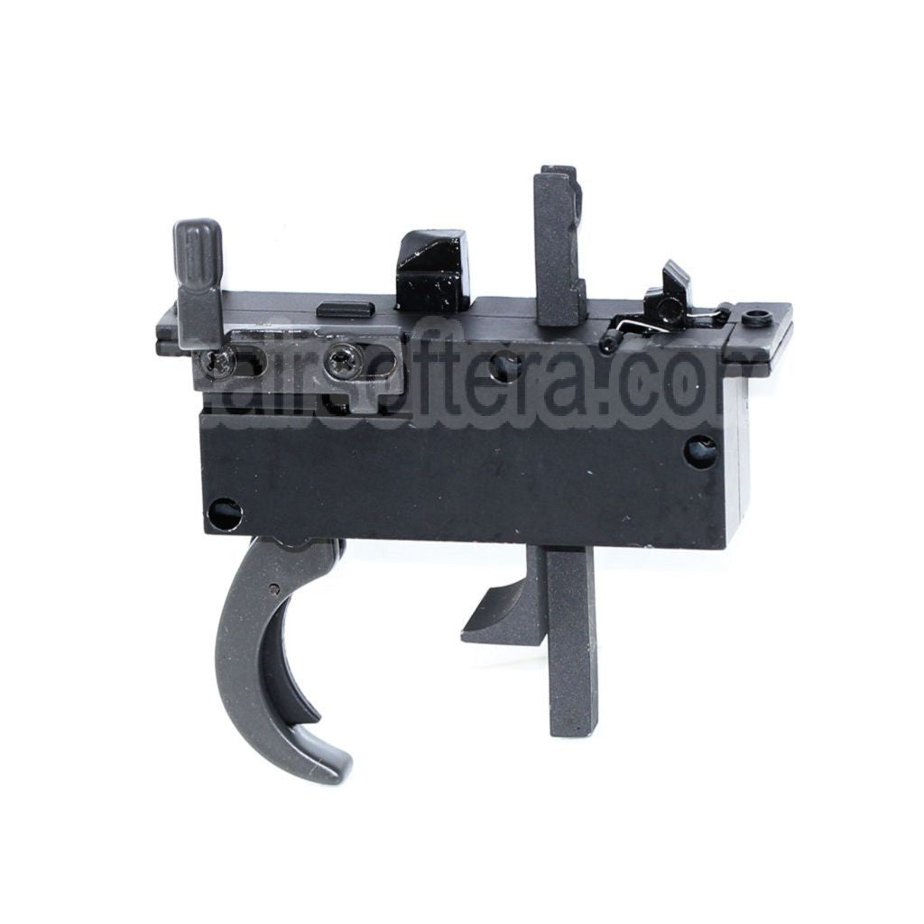 WELL Métal Gâchette Ensemble Convient pour L96 Type WELL MB01 / SD96 / UTG Type 96 Shadow Ops / Bravo / Double Eagle / Maruzen Sniper Fusil Airsoft