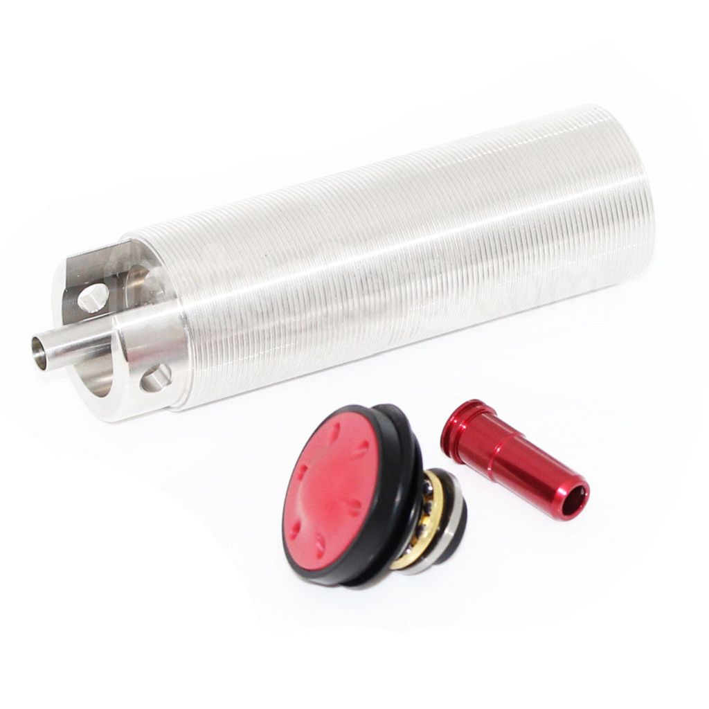 SHS One Piece Bore Up Cylindre Piston Tête Buse d'air Set Convient pour M4 M16 Série AEG Vitesse Boîte Fusil Airsoft