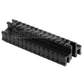 Base de Montage Tactique Tri-Rail AirsoftEra Convient pour Système de Rail 20mm Fusil Noir