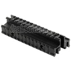 Base de Montage Tactique Tri-Rail AirsoftEra Convient pour Système de Rail 20mm Fusil Noir