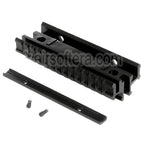 Base de Montage Tactique Tri-Rail AirsoftEra Convient pour Système de Rail 20mm Fusil Noir