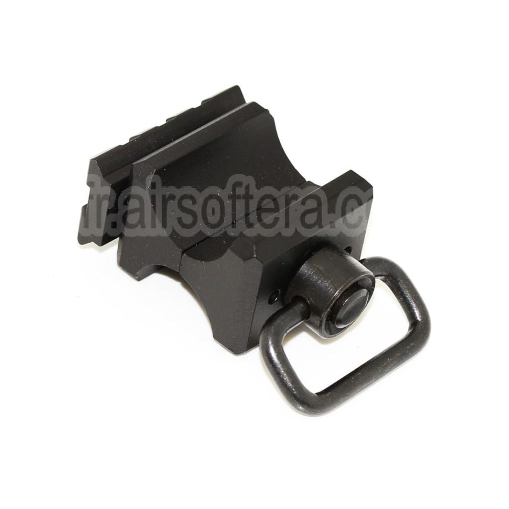 APS Tactical Picatinny Rail avec Sangle Pivot Convient pour CAM870 Shotgun Airsoft Noir