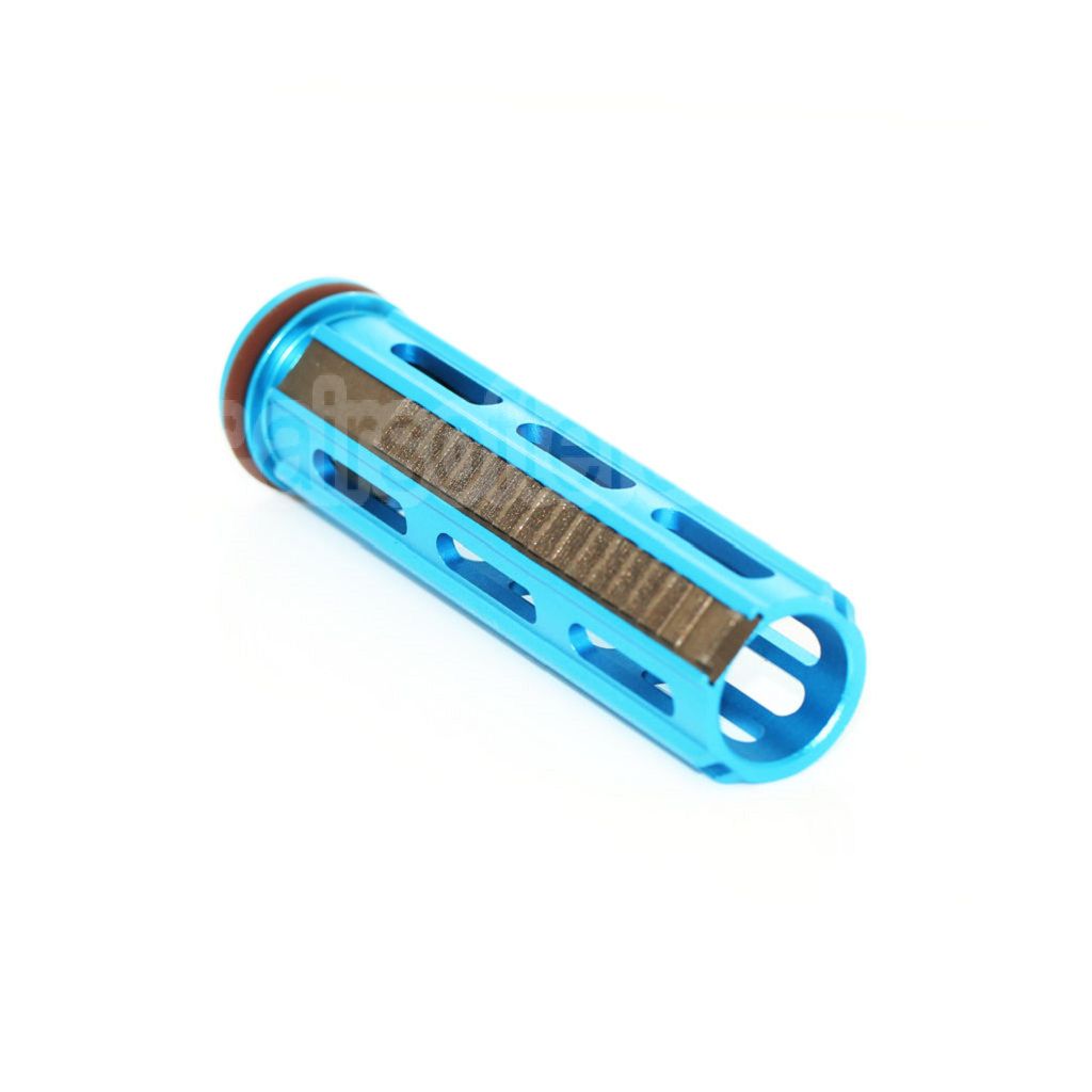 AirsoftEra CNC Piston et Tête en Aluminium avec 19 Dents en Acier Convient pour L85 SR25 AEG Vitesse Boîte Fusil