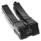 CYMA 560 Billes Hi-Cap Long Dual Chargeur Convient pour Classic Army / CYMA / G&amp;P / Golden Eagle / JG / SRC / Tokyo Marui MP5 Série AEG Fusil Airsoft Noir