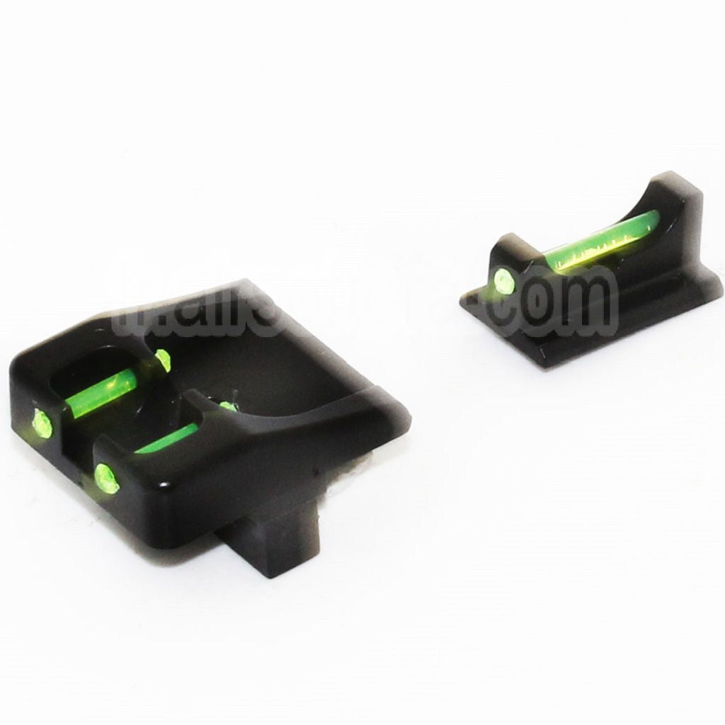 DOUBLE BELL Fibre Optique Guidon Hausse Convient pour DOUBLE BELL WE Tokyo Marui G17 Pistolet Airsoft