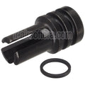 G&amp;P AR15 601 Style 3-Broches Duck Bill Style Acier Cache-Flamme -14mm CCW sens antihoraire Fileté Noir