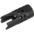 G&amp;P M4 Rebar Cutter Acier Cache-Flamme +14mm CW sens horaire Fileté Noir